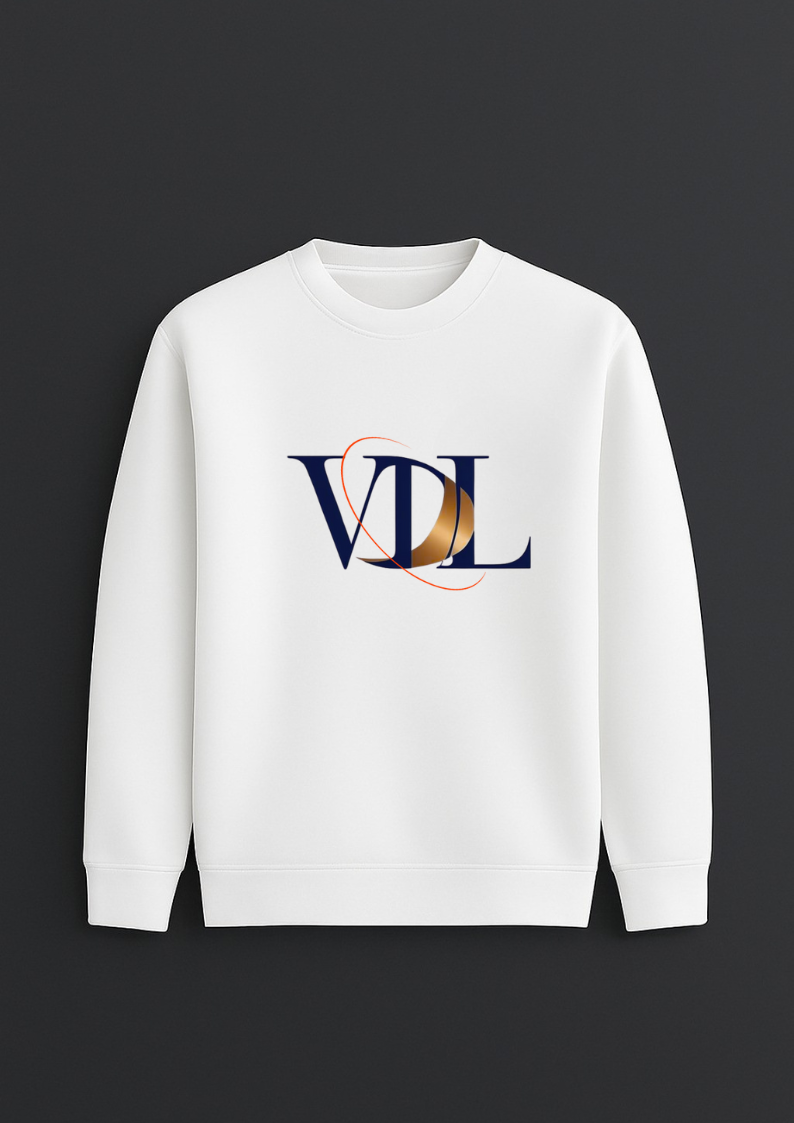 Pull Blanc avec logo au centre