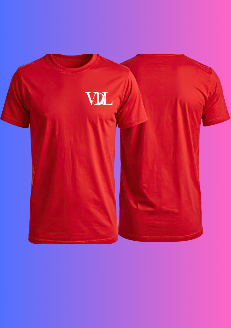 miniature de T-shirt Rouge Élégance au quotidien